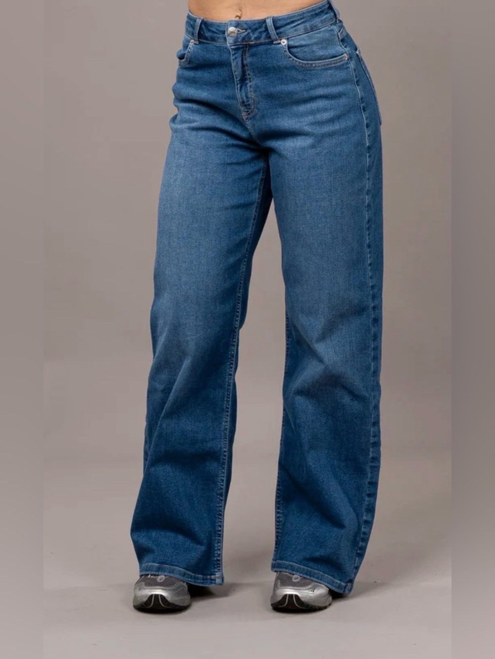FitJeans Baggy Jeans in Stonewashed Blue